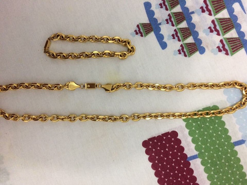 Cordao Cartie Banhado A Ouro,cartier,brinde Pulseira