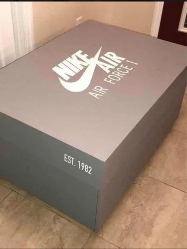 Caja De Madera Nike Zapatera MercadoLibre