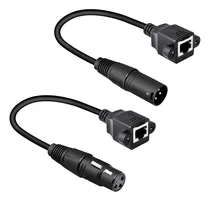 Comprar 1 Par De Adaptadores Xlr De 3 Pines A Rj45 Hembra Rj45 A Xlr