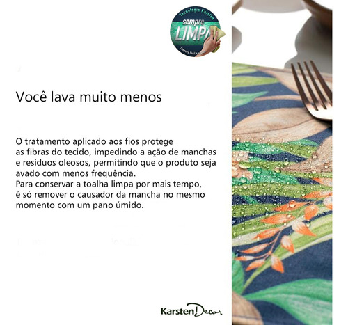 Karsten Toalha Mesa Redonda 4 Lugares Jacquard Melli Branca