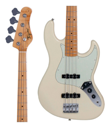 Baixo 4 Cordas Jazz Bass Tagima Tw-73 Branco Olympic White