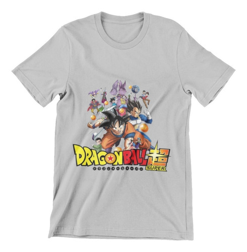 Polera Unisex Dragon Ball Z Goku Anime Vegeta Algodon Estamp