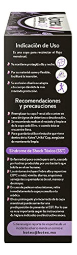 Kotex Unika, Copa Menstrual Con Estuche, Tamaño Grande 25