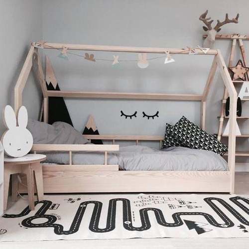 Camas De Bebe Montessori Personalizada Con Barandas