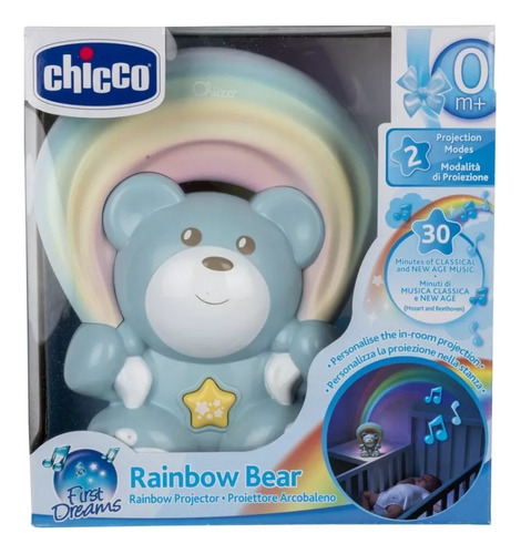 Proyector Musical Rainbow Bear Chicco Bebe Dormir Arco Iris