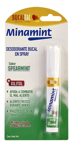 Bucal Tac Minamint Des. Bucal Spray Sabor Spearmint 