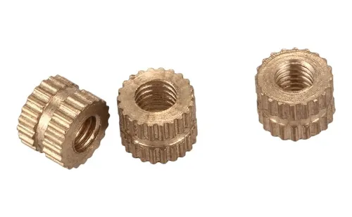 Embudo Hembra De Latón Moleteado Con Rosca De M3 X 4 Mm X 5