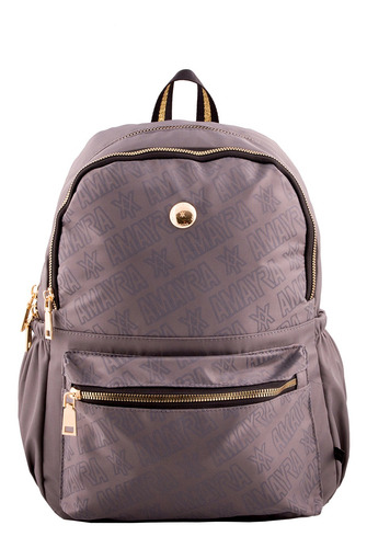 Imagen 9 de 10 de Mochila Urbana Amayra Mujer Dama Simil Cuero Grande 4 Pp