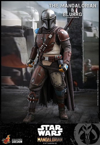 Hot Toys Mandalorian & Blurrg Sixth Scale Set Figuras
