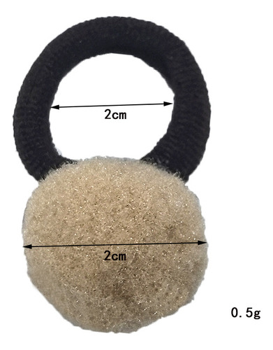 Cintas Para El Pelo Con Pompones Y Esponjosos Soportes Para