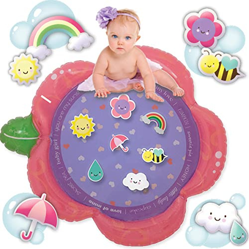 Tummy Time Baby Water Mat | Alfombra De Juego Inflable Para 