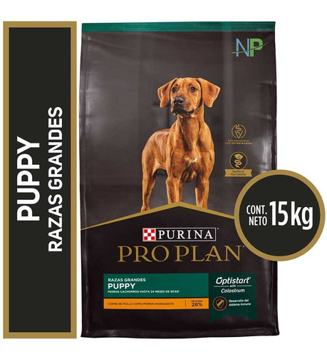 Alimento Para Perro Pro Plan® Cachorro Raza Grande 15kg Np