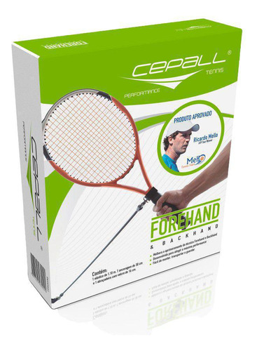 Forehand Tennis Preto 330cm Cepall