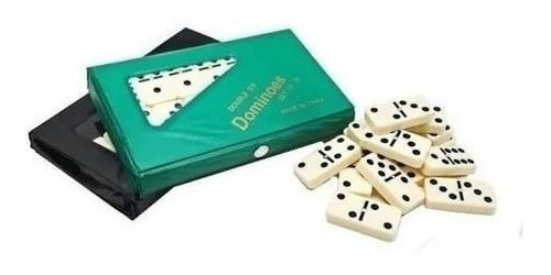 Juego Domino En Caja De Plástica Engomada