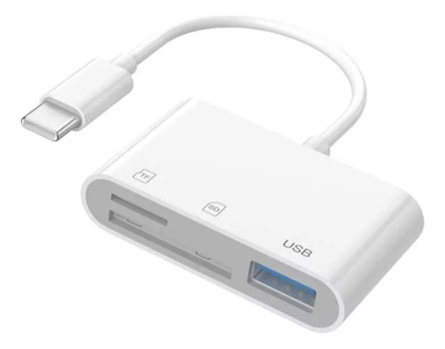 Lector Memoria Otg Tipo C A Sd Pendrive Para Win Mac Os Gk