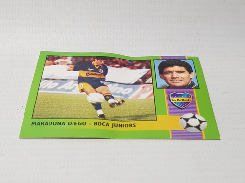 Imagen 4 de 6 de Maradona Figurita Cromy 1996 Mint Sin Pegar Mag 57456
