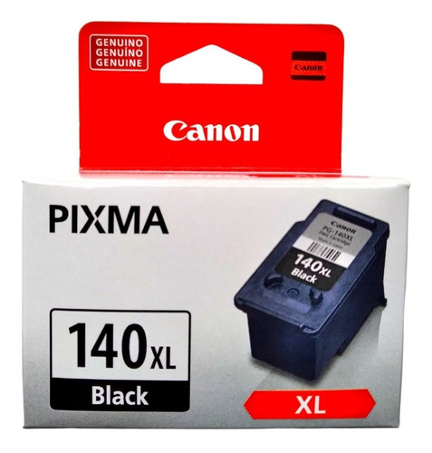 Cartucho De Tinta Canon Pg140xl Preto Original Mg3210 Ts5110