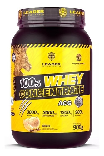 Whey Protein Concentrado Creatina Leader Nutrition- Baunilha