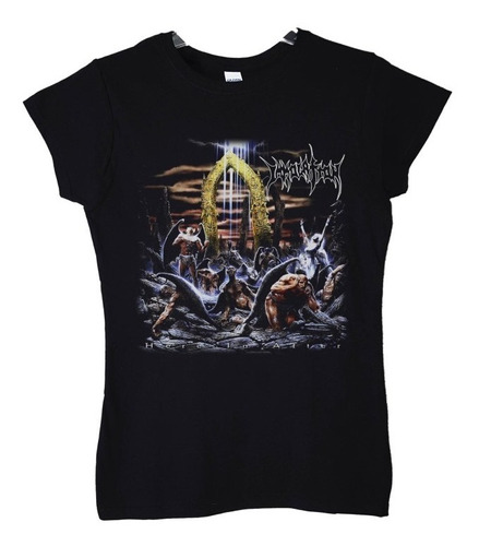 Polera Mujer Immolation Here In After Metal Abominatron