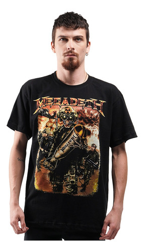 Camiseta Oficial Megadeth Check This Bomb Rock Activity