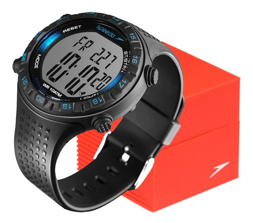 Relógio Speedo Masculino Digital Esportivo Prova D'água Nf