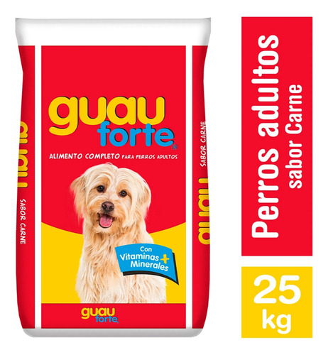 Alimento Perro Guau Forte 25 Kg.