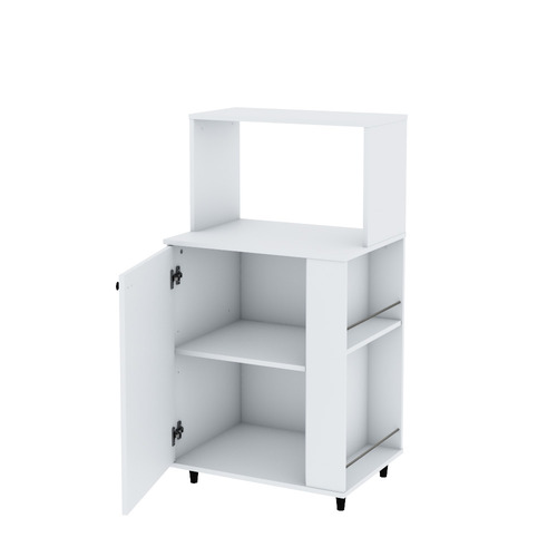Organizador Centro Estant Cocina Vajillero Microondas Kp60 Color Blanco