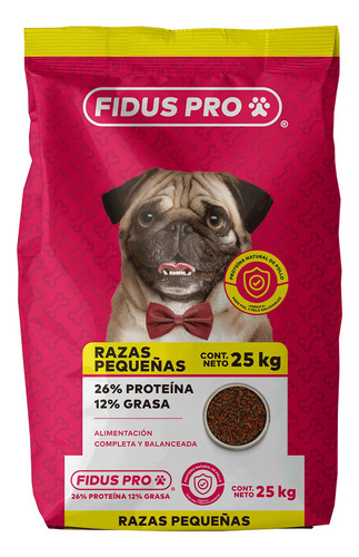 Alimento Seco Para Perro Fidus Pro Razas Pequeñas De 25kg