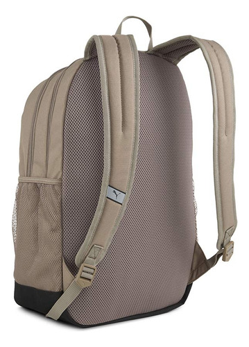 Mochila Puma Buzz para viagem Cor Marrom Design do tecido Liso