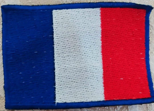 Parche De La Bandera De Francia - 8cm X 6cm