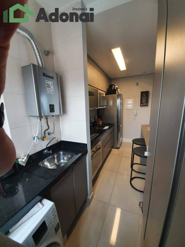 Imagem 2 de 15 de Excelente Apto 2 Dorms Sendo 1 Suite E 1 Reversível No Residencial Fatto - 1204