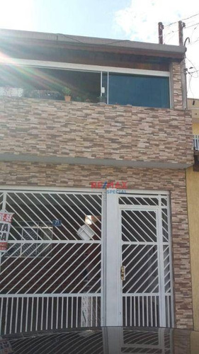 Imagem 3 de 22 de Sobrado Com 3 Dormitórios À Venda, 156 M² - Parque Flamengo - Guarulhos/sp - So0142