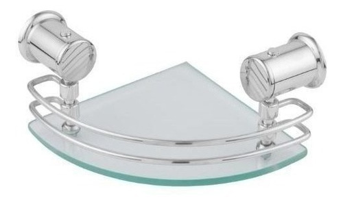 Porta Shampoo Para Banheiro De Vidro Canto Luxo Triangular