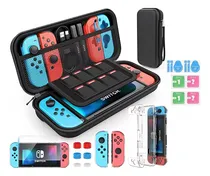Comprar Kit 12pcs Bolsa Estojo Acessórios Para Nintendo Switch Oled
