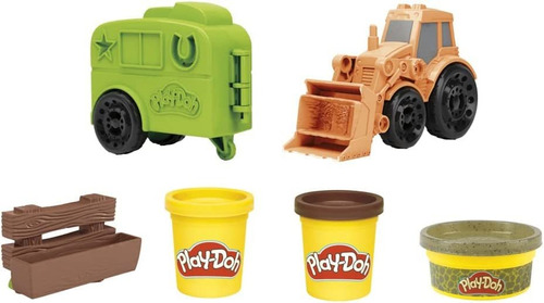 Play-doh Wheels Tractor Farm Truck Toy Para Niños De 3 Años