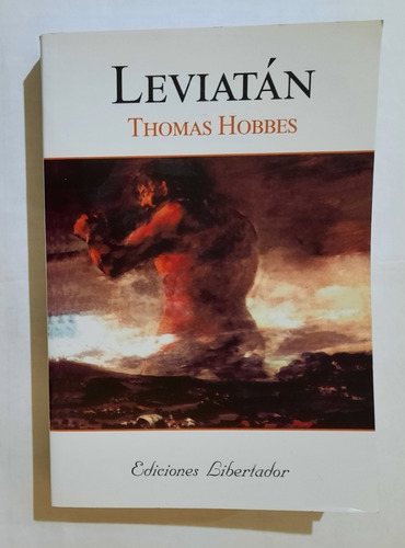 Leviatan Libro Nuevo Thomas Hobbes Editorial Libertador