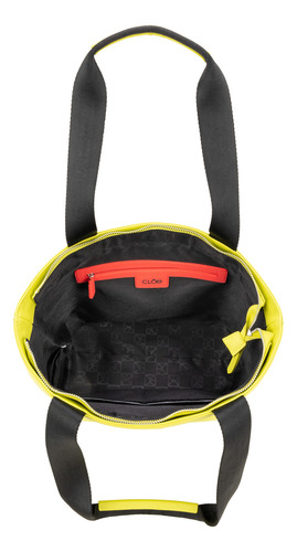 Bolsa Tote Cloe Rabriel Grande Color Amarillo