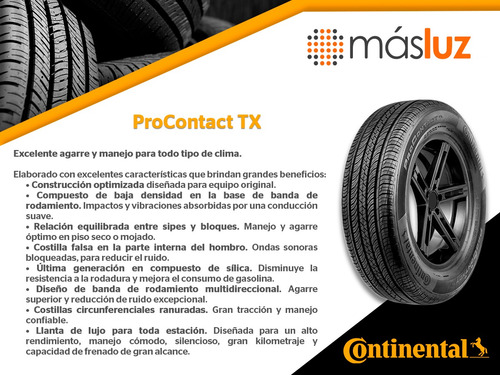 Llantas (4) Continental Procontact Tx Medida 195/65r15 91 H