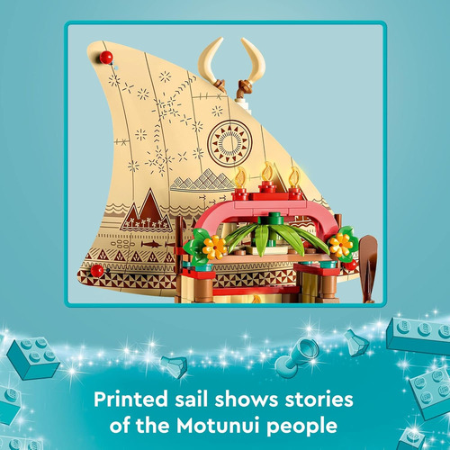 Juguete Lego Disney Princess Moana's Wayfinding Para Constru