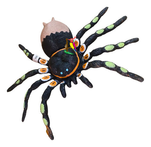 Juguete Tarantula Gigante Araña Goma Blanda Bromas Chascos Negro