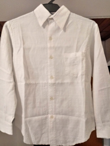 Camisa Blanca Talle 12 Marca Fuel