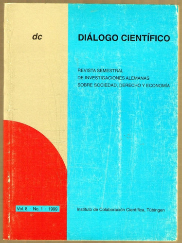 Dialogo Cientifico Revista De Investigaciones Alemanas 1999