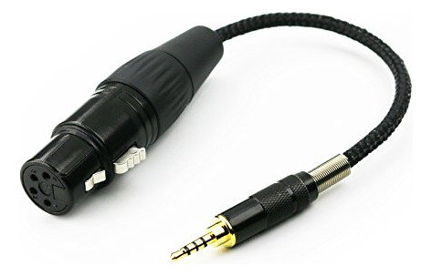 Adaptador De Audio Para Auriculares 2.5mm Trrs A Xlr 4-pin