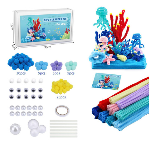 Kit De Manualidades Creativas Con De Chenilla Para