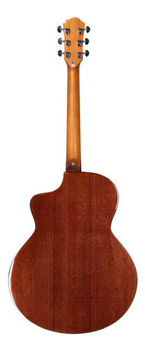 Guitarra Electroacústica Con Cuerdas De Acero Pf40ceq Palmer Color Nude Orientación De La Mano Diestro
