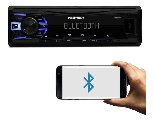 Radio Automotivo Positron Sp2230bt Som Bluetooth Led Usb Fm