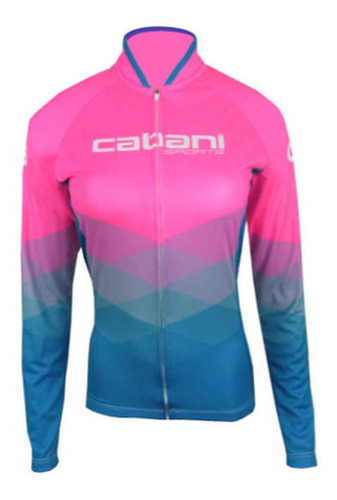 Camisa Cabani Nitro Rosa Feminina Manga Longa