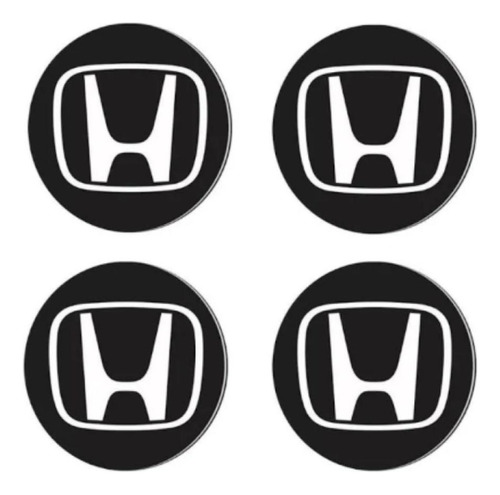 Emblema Calota 51mm Honda Pr (4 Un)