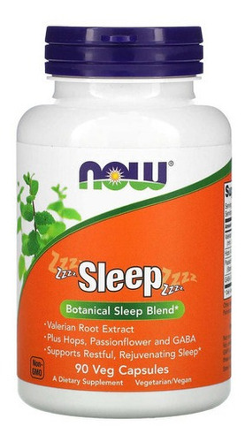 Sleep 90 Caps Noites Tranquilas Now Foods