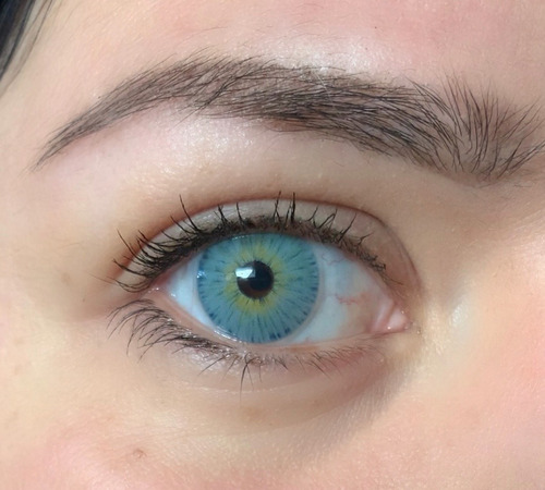 Imagen 2 de 10 de Urban Layer Gogh Light Blue Lentes De Contacto Anuales